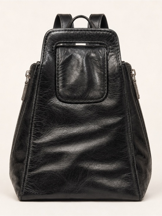 HOBO Handbags - HOBO Black Leather Backpack Slouchy Vintage Style.